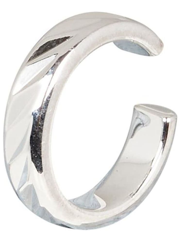 Oliver Bonas Silver Plated Anastasia Engraved Earrings - Image 4 of 4