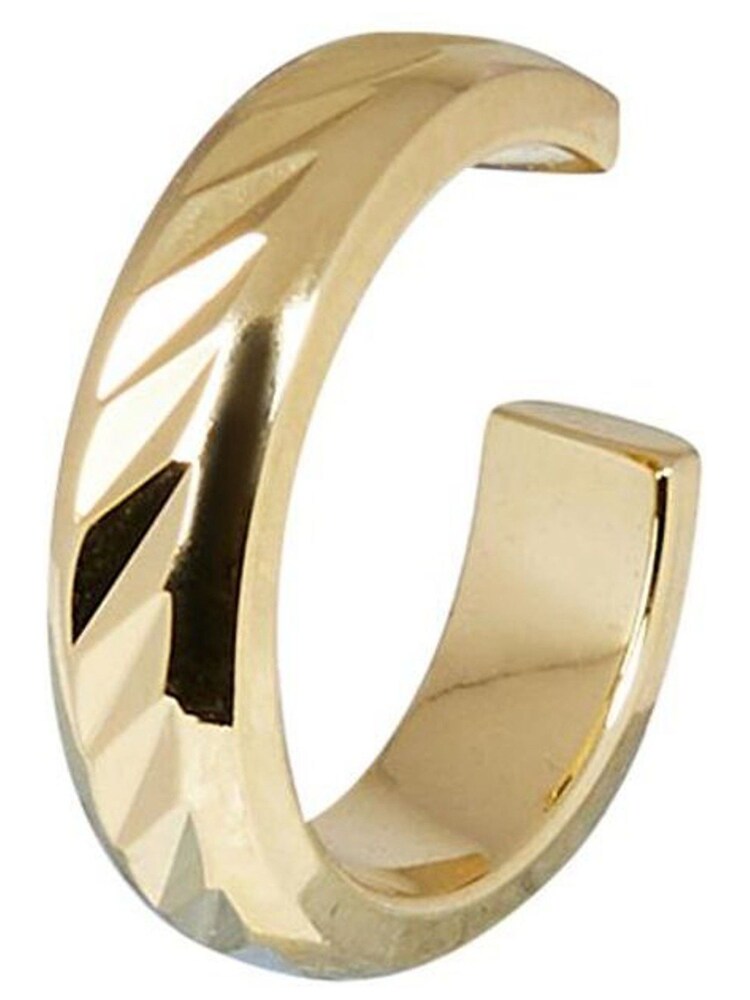 Oliver Bonas Gold Plated Anastasia Engraved Earrings - Image 2 of 4 Oliver Bonas Gold Plated Anastasia Engraved Earrings - Image 2 of 4