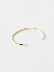 Oliver Bonas Gold Tone Blake Engraved Bangle - Image 2 of 4