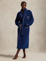 Polo Ralph Lauren Blue Essentials Robe - Image 1 of 4