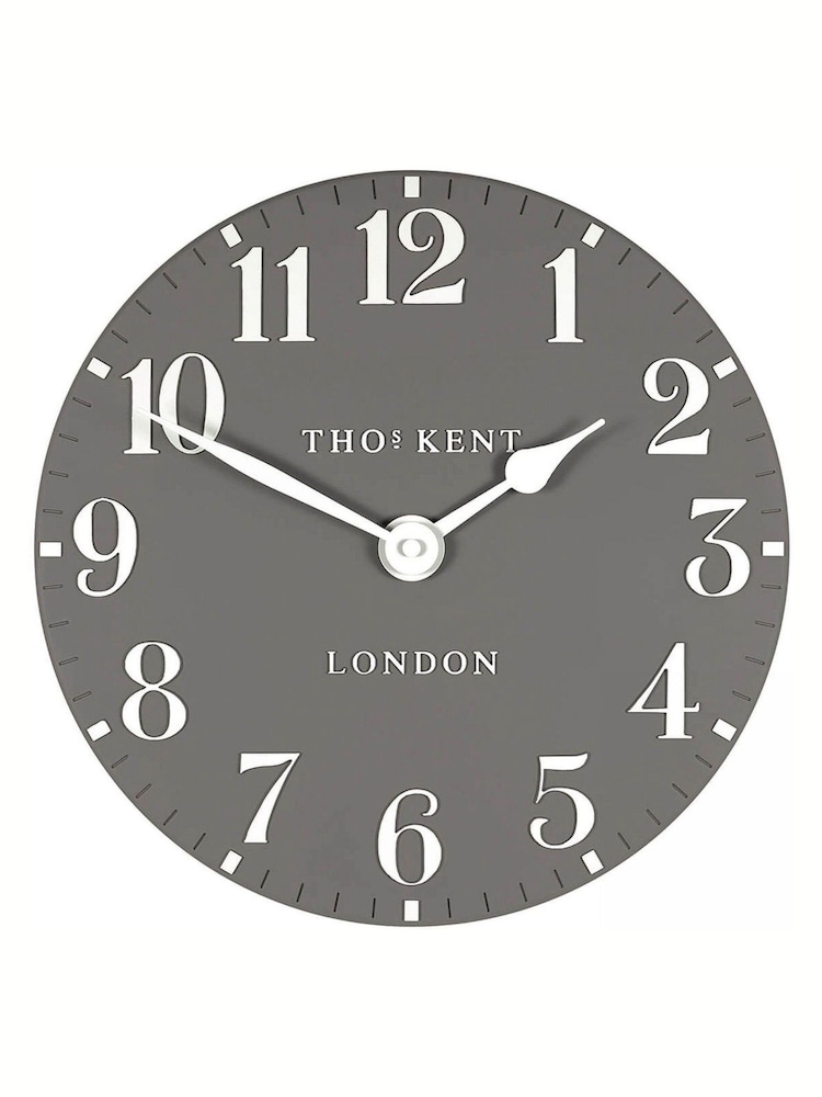 Thomas Kent Clocks Grey Classic Arabic Dolphin Small Wall Clock - Image 2 of 3