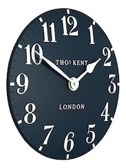 Thomas Kent Clocks Blue Classic Arabic Ink Small Wall Clock - Image 3 of 5