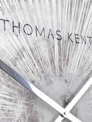 Thomas Kent Clocks Silver Starburst Oversized Wall Clock - Image 4 of 5