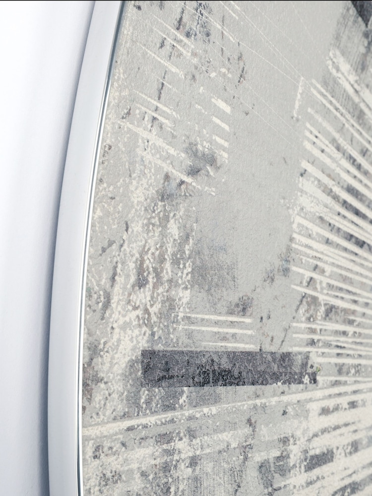 Thomas Kent Clocks Silver Starburst Oversized Wall Clock - Image 5 of 5