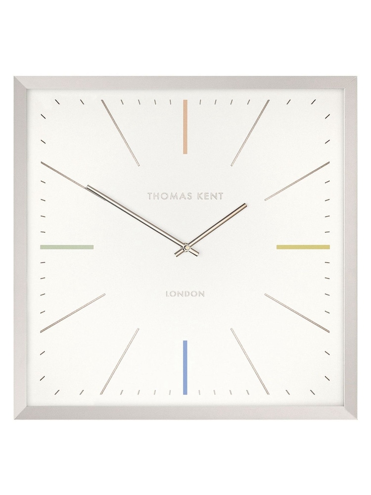 Thomas Kent Clocks White Editor Salt Large Wall Clock - Image 2 of 4