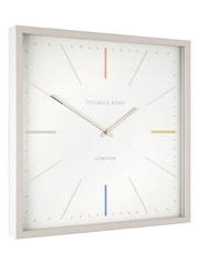 Thomas Kent Clocks White Editor Salt Large Wall Clock - Image 3 of 4