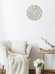 Thomas Kent Clocks Grey Classic Arabic Small Wall Clock - Image 1 of 4