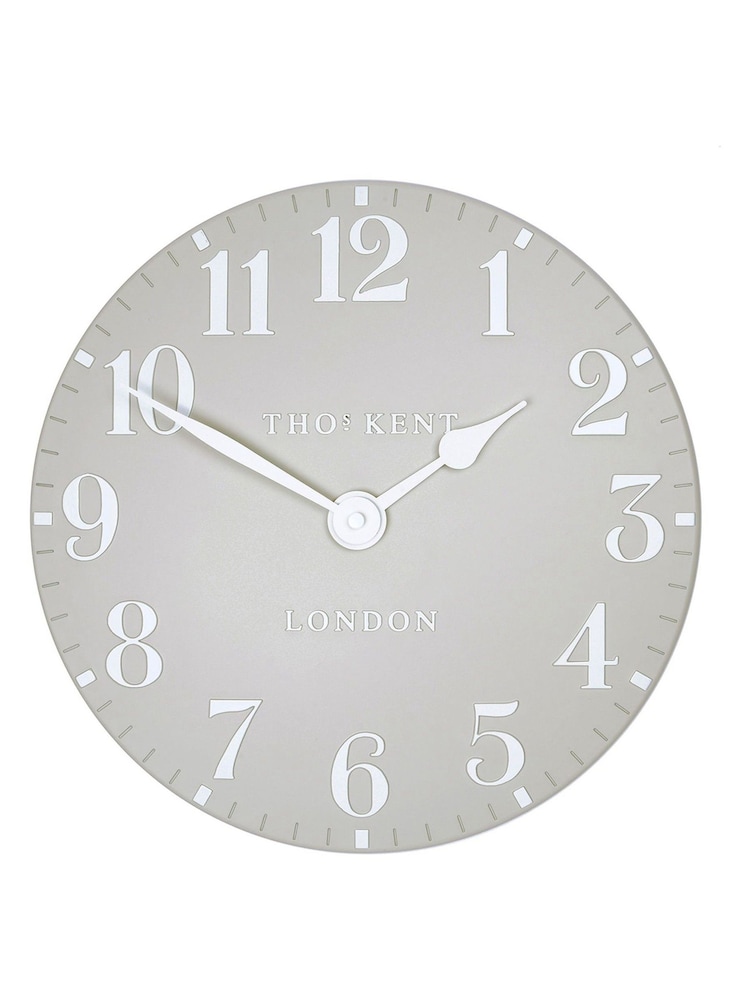 Thomas Kent Clocks Grey Classic Arabic Small Wall Clock - Image 2 of 4