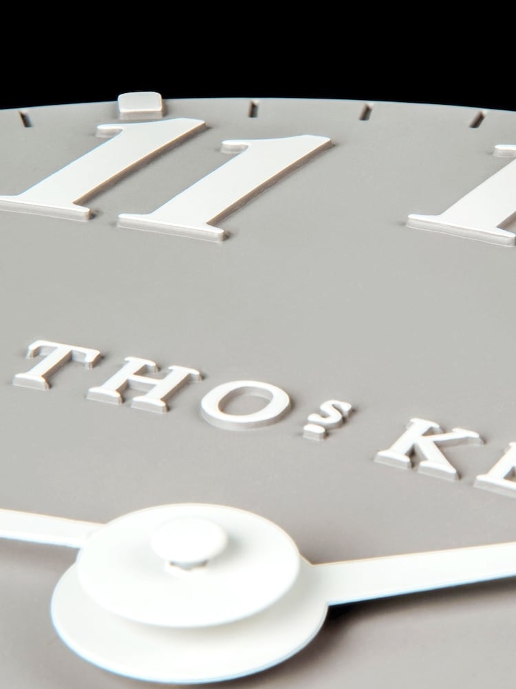 Thomas Kent Clocks Grey Classic Arabic Small Wall Clock - Image 4 of 4