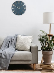 Thomas Kent Clocks Blue Mulberry Small Wall Clock - Image 1 of 3