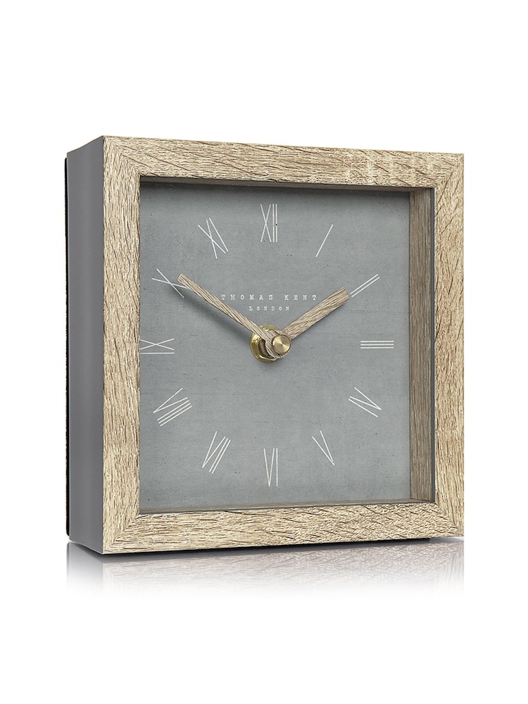 Thomas Kent Clocks Grey Nordic Cement Mantel Clock - Image 2 of 2