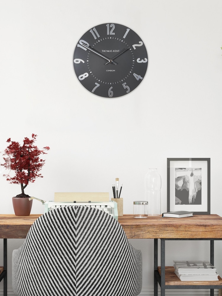 Thomas Kent Clocks Grey Mulberry Small Wall Clock - Image 1 of 3
