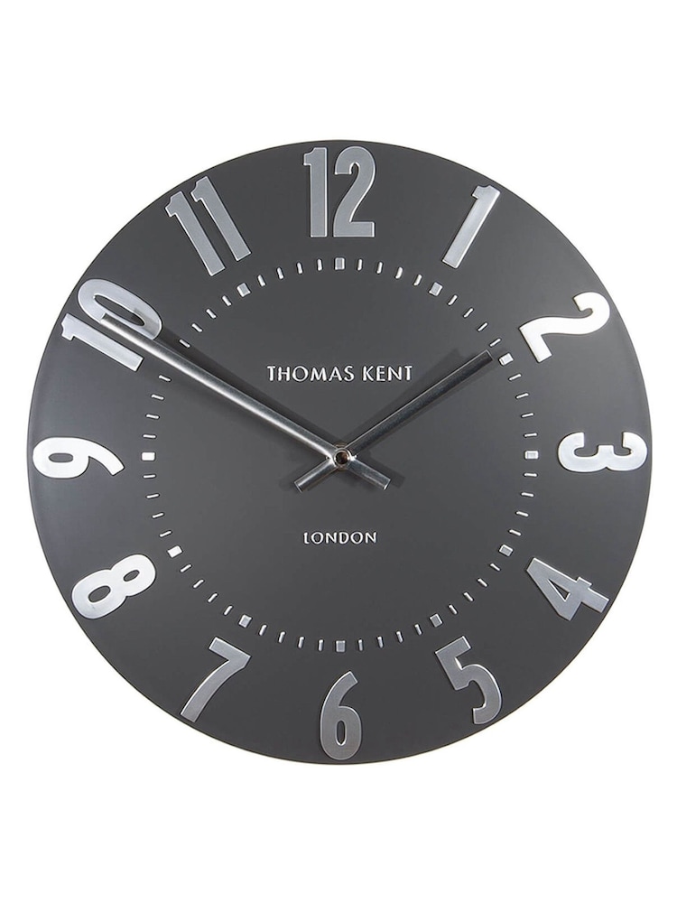 Thomas Kent Clocks Grey Mulberry Small Wall Clock - Image 2 of 3