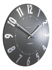 Thomas Kent Clocks Grey Mulberry Small Wall Clock - Image 3 of 3