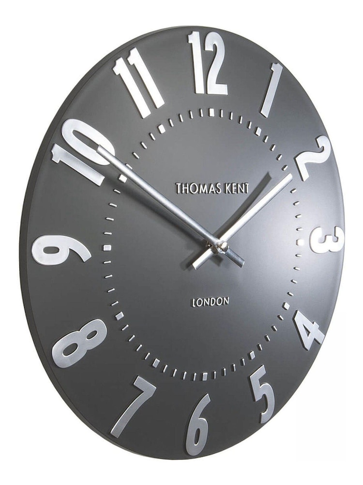 Thomas Kent Clocks Grey Mulberry Small Wall Clock - Image 3 of 3