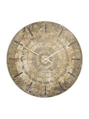 Thomas Kent Clocks Gold Starburst Oversized Wall Clock - Image 2 of 4