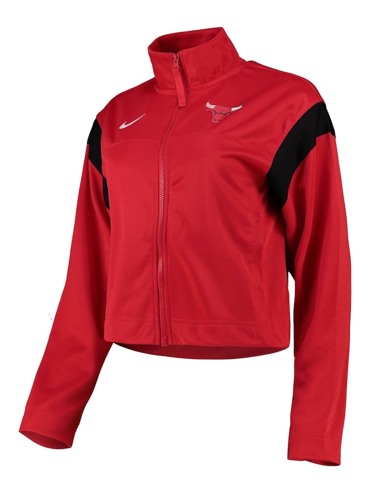Nike Red Fanatics Womens Chicago Bulls Nike Courtside Tracksuit Womens - Image 2 of 5