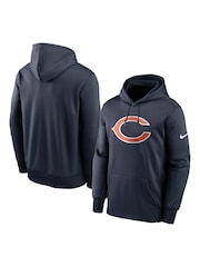 Nike Black NFL Fanatics Chicago Bears Nike Prime Logo Therma Pullover Hoodie - Image 1 of 3