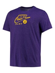 Nike Purple Fanatics Los Angeles Lakers Nike Essential Logo T-Shirt - Image 2 of 3
