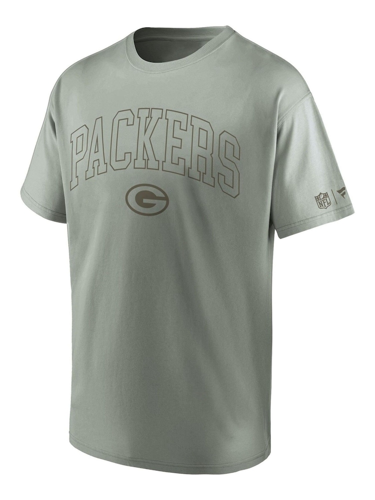 100% Cotton NFL Fanatics Green Bay Packers Downtime T-Shirt - Image 1 of 3