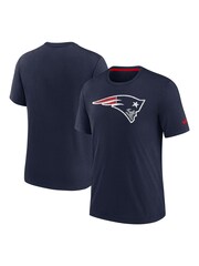 Nike Blue NFL Fanatics New England Patriots Nike Historic Tri-Blend T-Shirt - Image 3 of 3