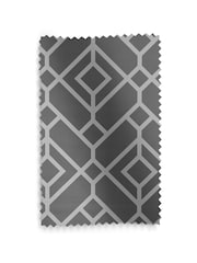 Grey Ready Made Blackout Roller Blind Geometric Print - Image 6 of 7