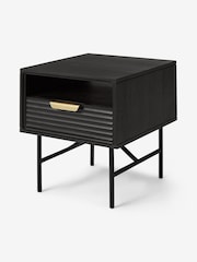 MADE.COM Charcoal Haines Bedside Table - Image 2 of 4
