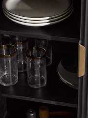 MADE.COM Charcoal Haines Tall Cabinet - Image 3 of 5