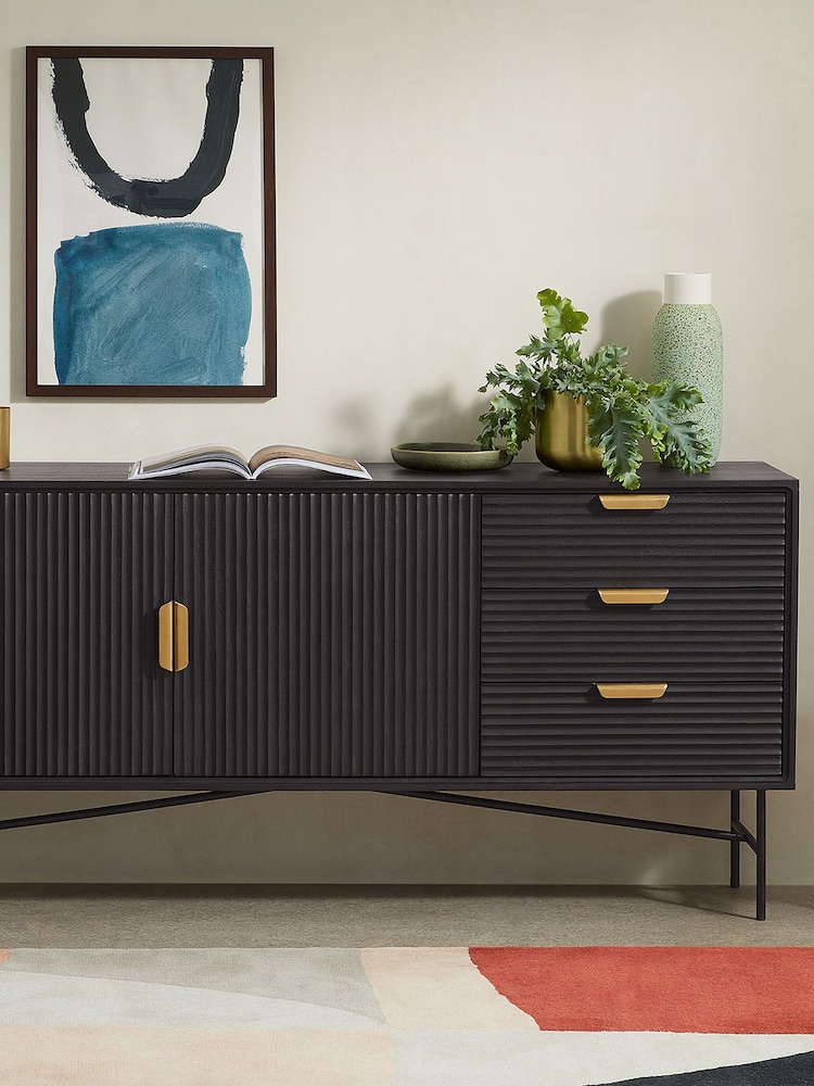 MADE.COM Charcoal Haines Sideboard - Image 1 of 4