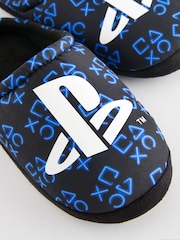 Black PlayStation Sporty Mule Slippers - Image 4 of 4