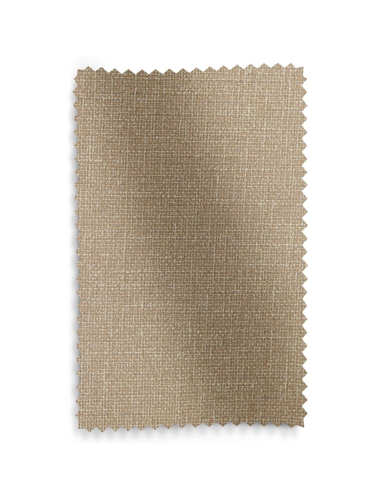 Dark Natural Textured Fleck Lined Pencil Pleat Curtains - Image 6 of 6