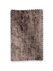 Mink Brown Next Collection Luxe Plush Chenille Lined Eyelet Curtains - Image 4 of 5