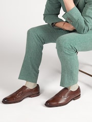Коричневый - Широкая платформа - Jones Bootmaker Matthew Leather Oxford Shoes - Image 1 of 6