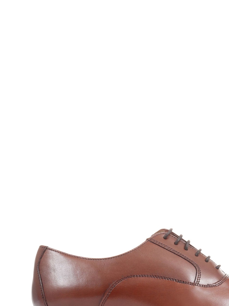 Коричневый - Широкая платформа - Jones Bootmaker Matthew Leather Oxford Shoes - Image 2 of 6
