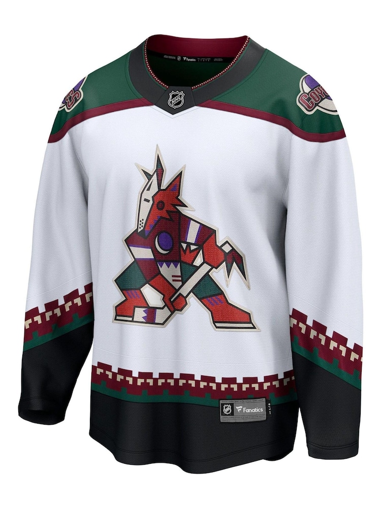 Nike White Arizona Coyotes Branded Away Breakaway Jersey - Image 2 of 3