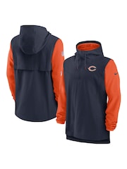Nike Blue NFL Fanatics Chicago Bears Sideline Player Lightweight Jacket - Image 1 of 3