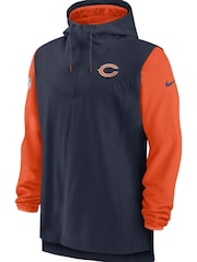 Nike Blue NFL Fanatics Chicago Bears Sideline Player Lightweight Jacket - Image 2 of 3