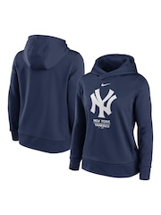 Nike Blue Fanatics Womens New York Yankees Nike Alternate Logo Performance Therma Pullover Hoodie Womens - Image 1 of 3