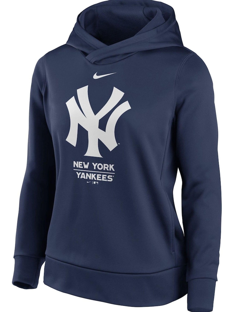 Nike Blue Fanatics Womens New York Yankees Nike Alternate Logo Performance Therma Pullover Hoodie Womens - Image 2 of 3 Nike Blue Fanatics Womens New York Yankees Nike Alternate Logo Performance Therma Pullover Hoodie Womens - Image 2 of 3