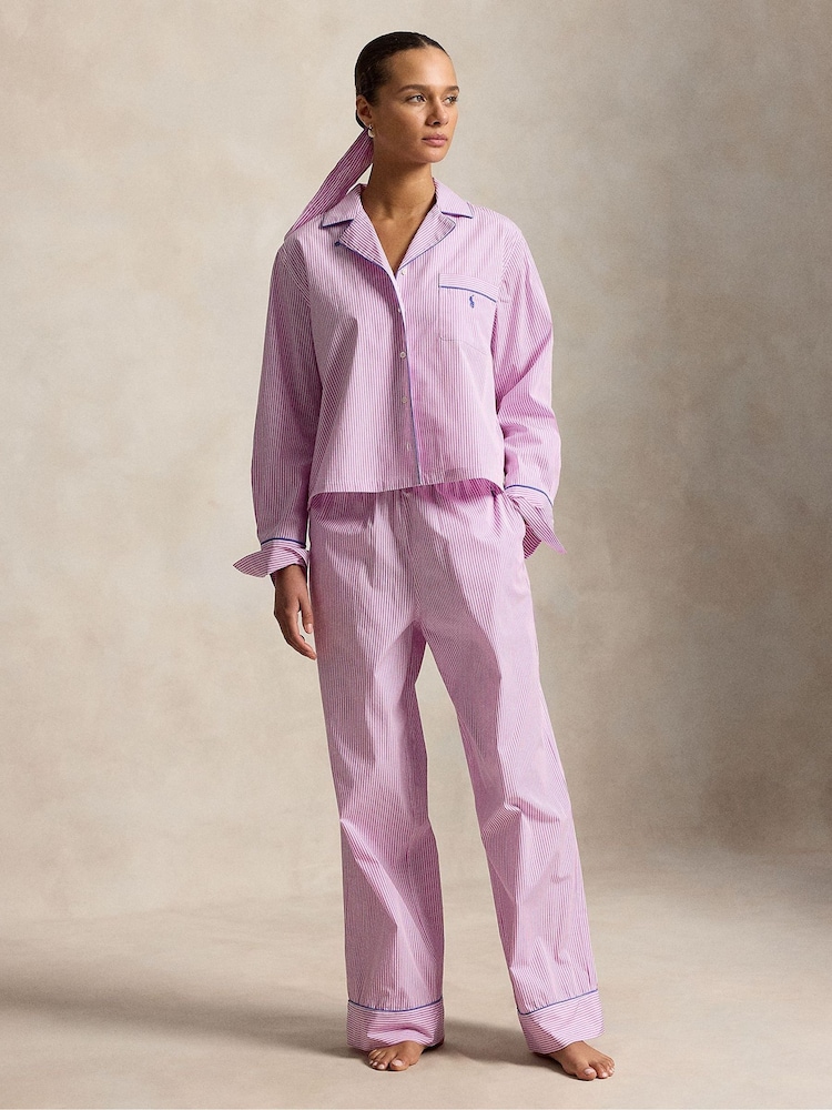 Polo Ralph Lauren Shirting Stripes Long Sleeve Pyjamas Set - Imagen 1 de 4
