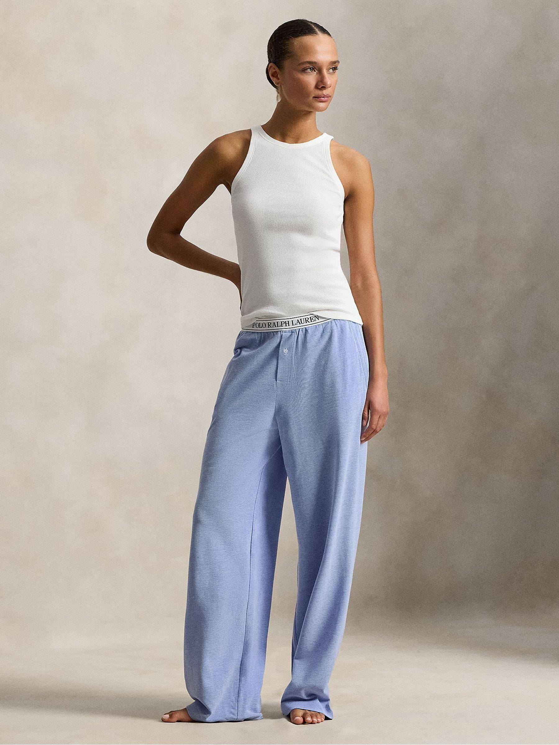 ラルフローレンナイトスプレッド Buy Polo Ralph Lauren Blue Knit Oxford Sleep Pyjamas from Next USA