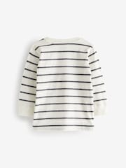 Black/White Plain Long Sleeve T-Shirts 5 Pack (3mths-7yrs) - Image 2 of 4