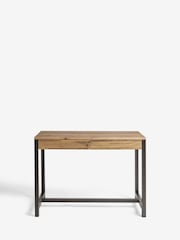 Dark Natural Bronx Oak Effect 2 Seater Storage Bar Table - Image 5 of 10