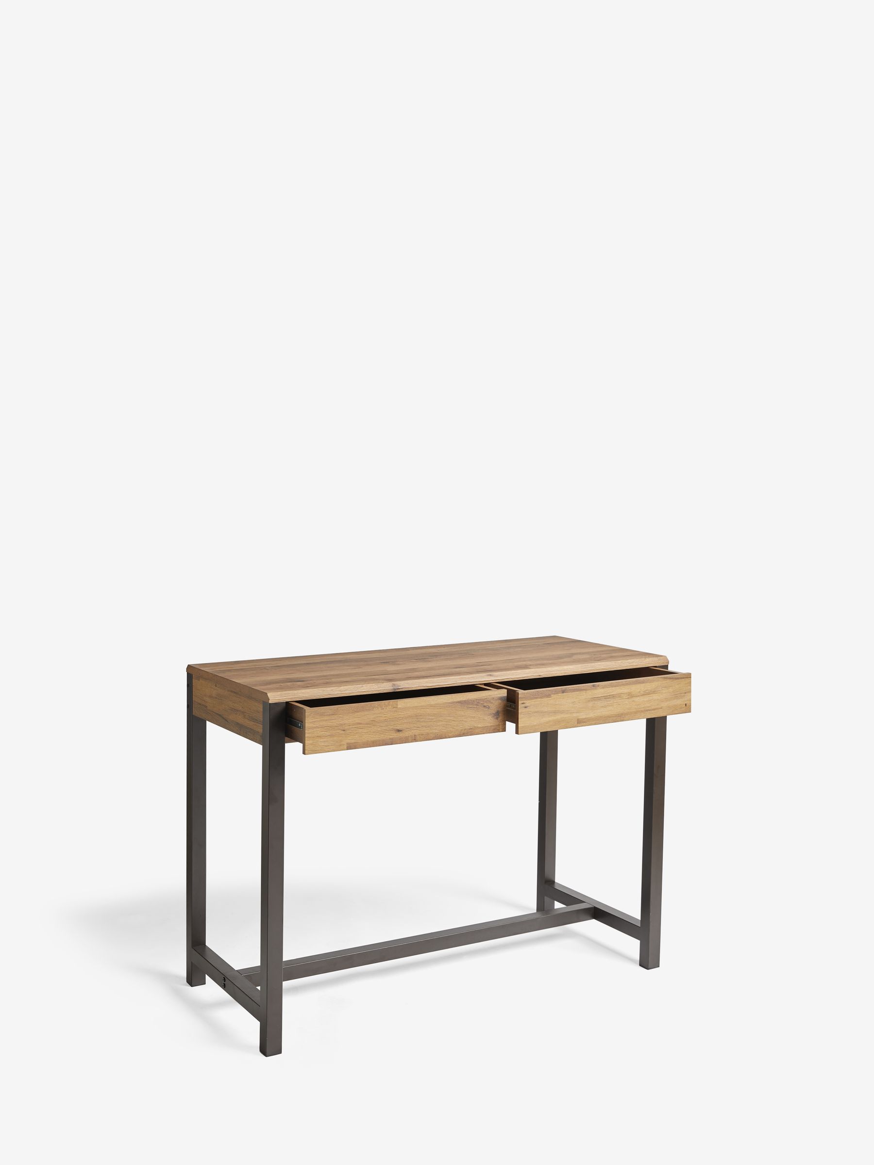 Buy Dark Natural Bronx Oak Effect 2 Seater Storage Bar Table from Next Ireland