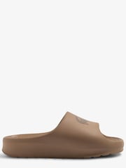 Lacoste Womens Serve Brown Slides - Image 1 of 4