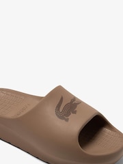Lacoste Womens Serve Brown Slides - Image 2 of 4