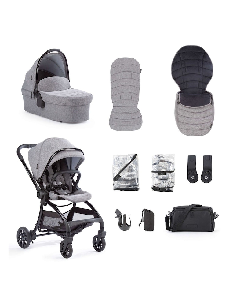 Junior Jones Grey Marl Junior Jones Aylo Essential Stroller Bundle - Image 1 of 6