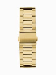 Sekonda Mens Gold Tone 43mm Analogue Watch With Case And Stainless Steel Bracelet With Black Dial - Image 4 of 6