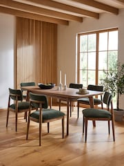 Walnut Effect Jackson 6 to 8 Seat Extending Dining Table - Image 2 of 10