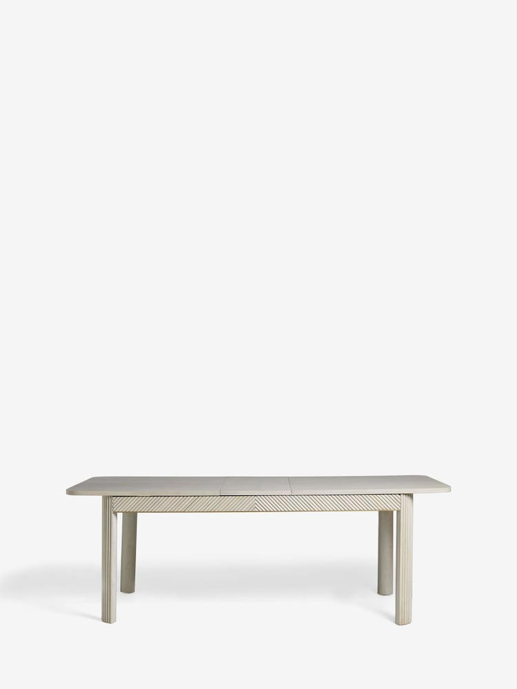 Light Grey 6 to 8 Seater Extendable Dining Table - Image 10 of 10
